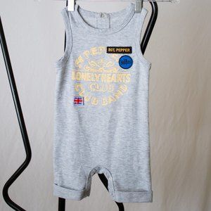 Beatles Sgt Pepper's Junkfood Summer Onesie Size 9M